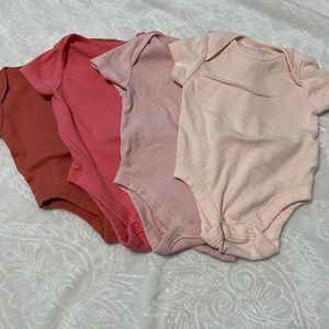 Infant 0-3 month onesies.